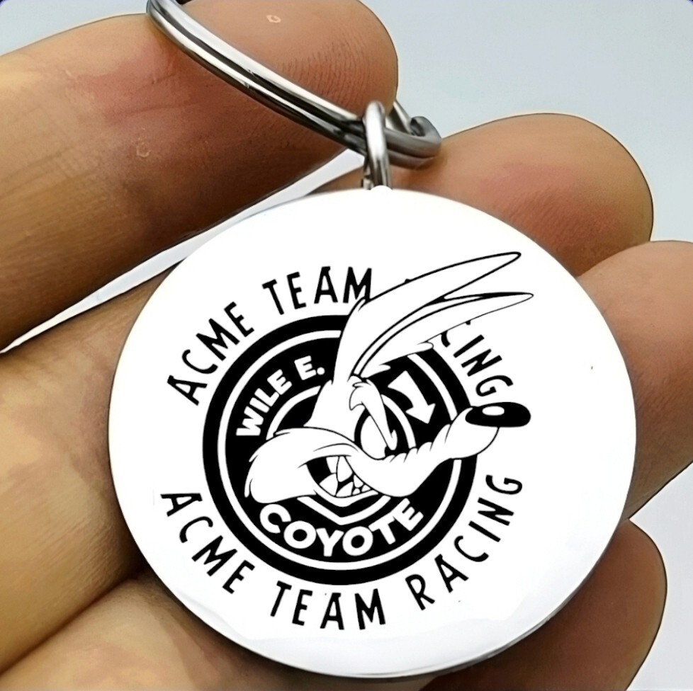 Wile E Coyote Hot Cartoon  Keychain