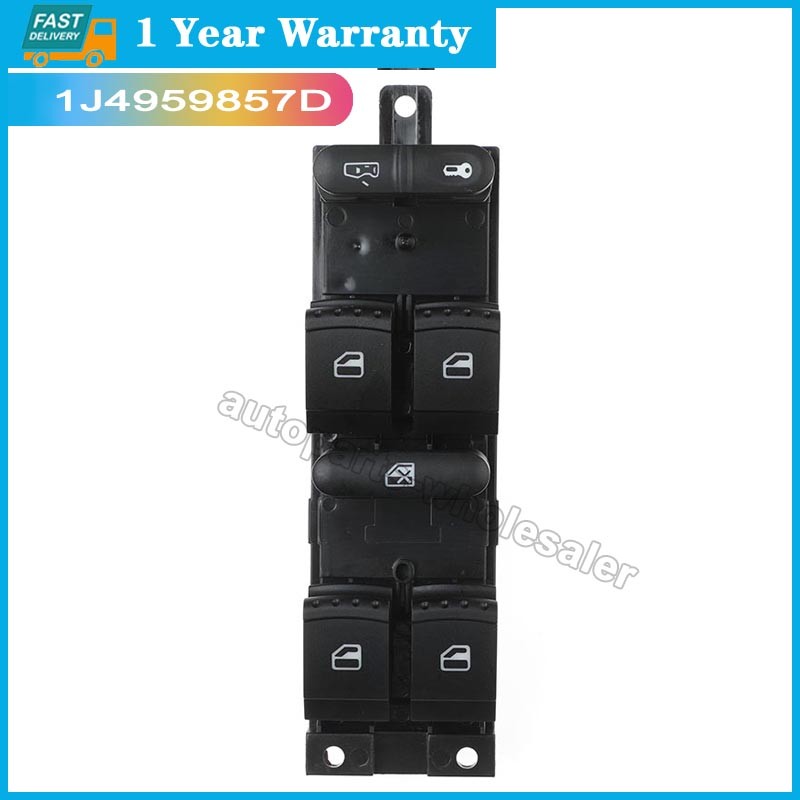 Master Power Window Switch Front Left Driver Side Fits For VW Golf Jetta Passat