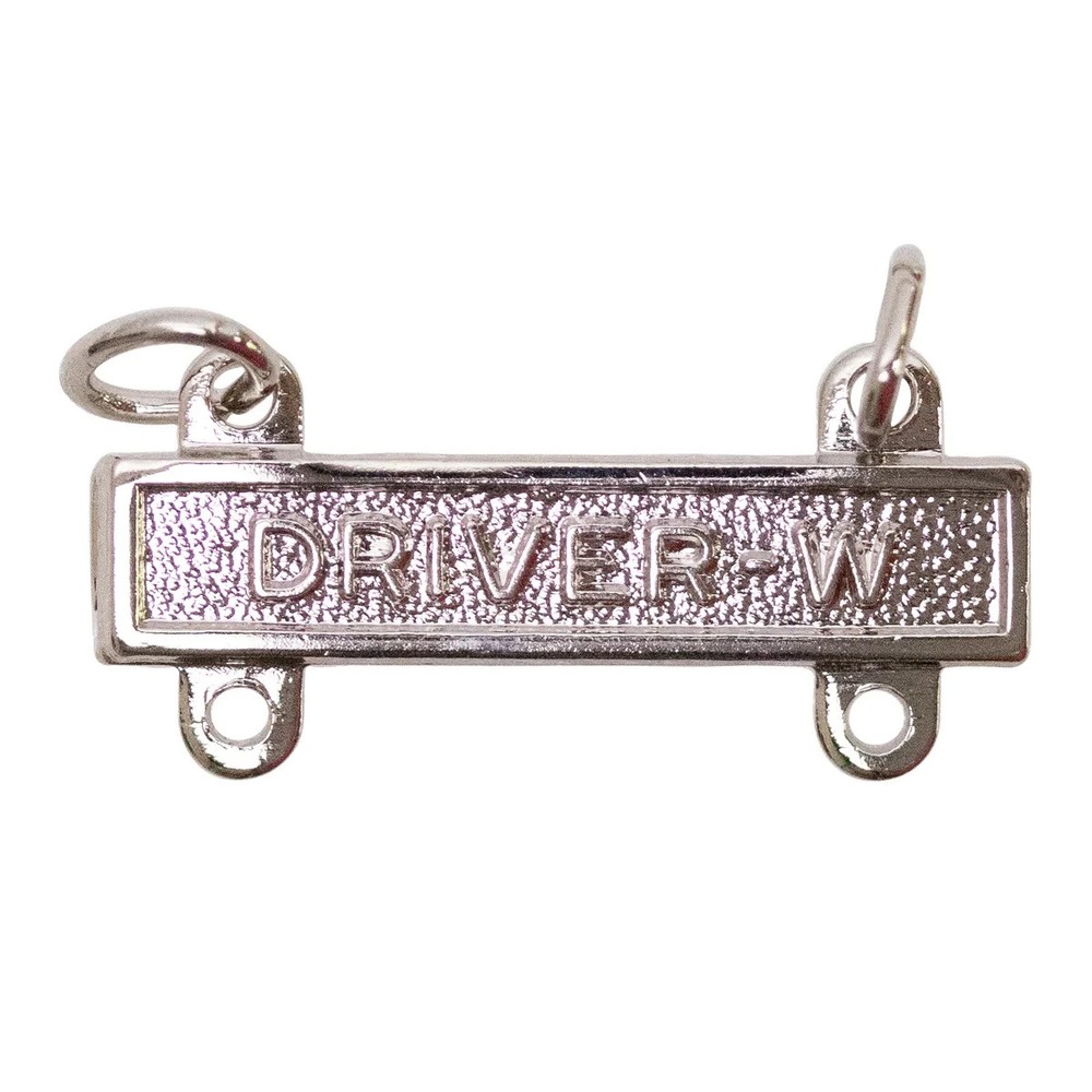 Army Qualification Bar: Driver W - Mirror Finish