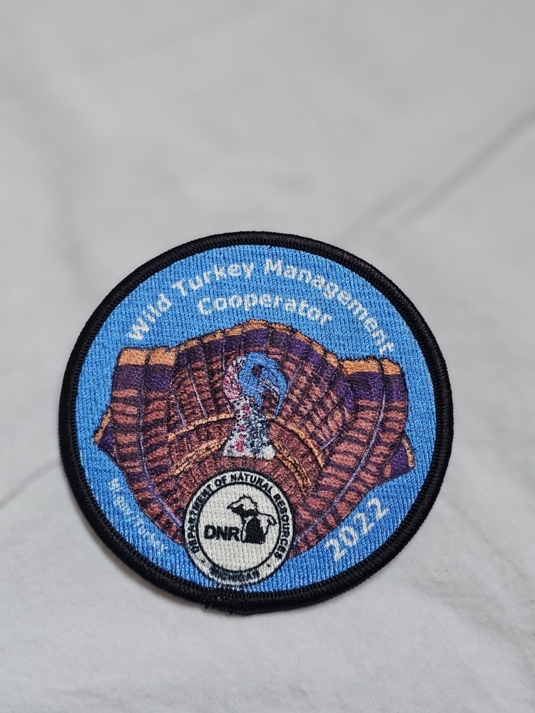 2022 MICHIGAN DNR TURKEY MANAGEMENT COOPERATOR PATCH