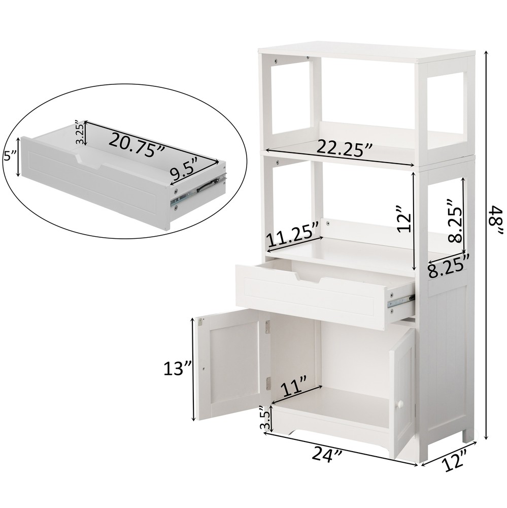 New Tall Storage Kitchen Pantry, and Bathroom Cabinet Organizer