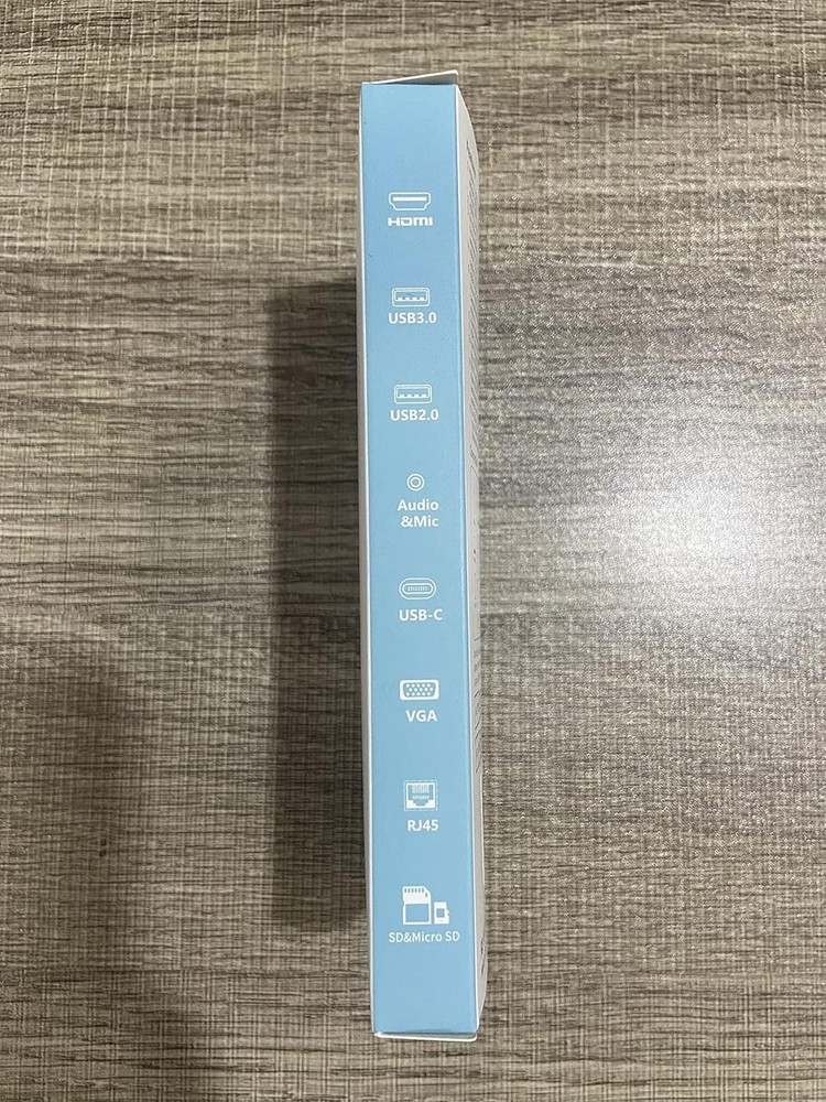 Comprehensive USB C Dock with Gigabit Ethernet, Audios, and SD Card Reader