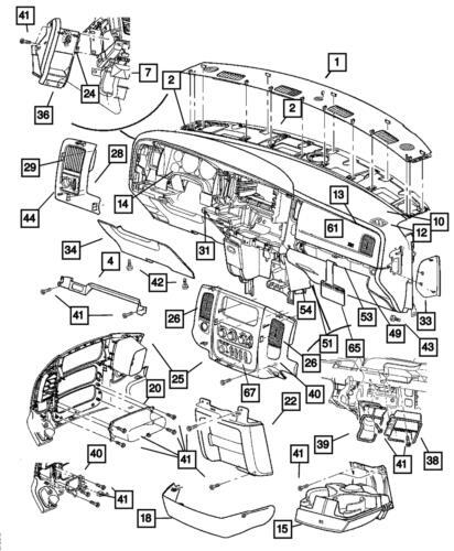 Genuine Mopar 2002-2005 Dodge Ram 1500 Front Parking Brake Handle WL85WL5AB