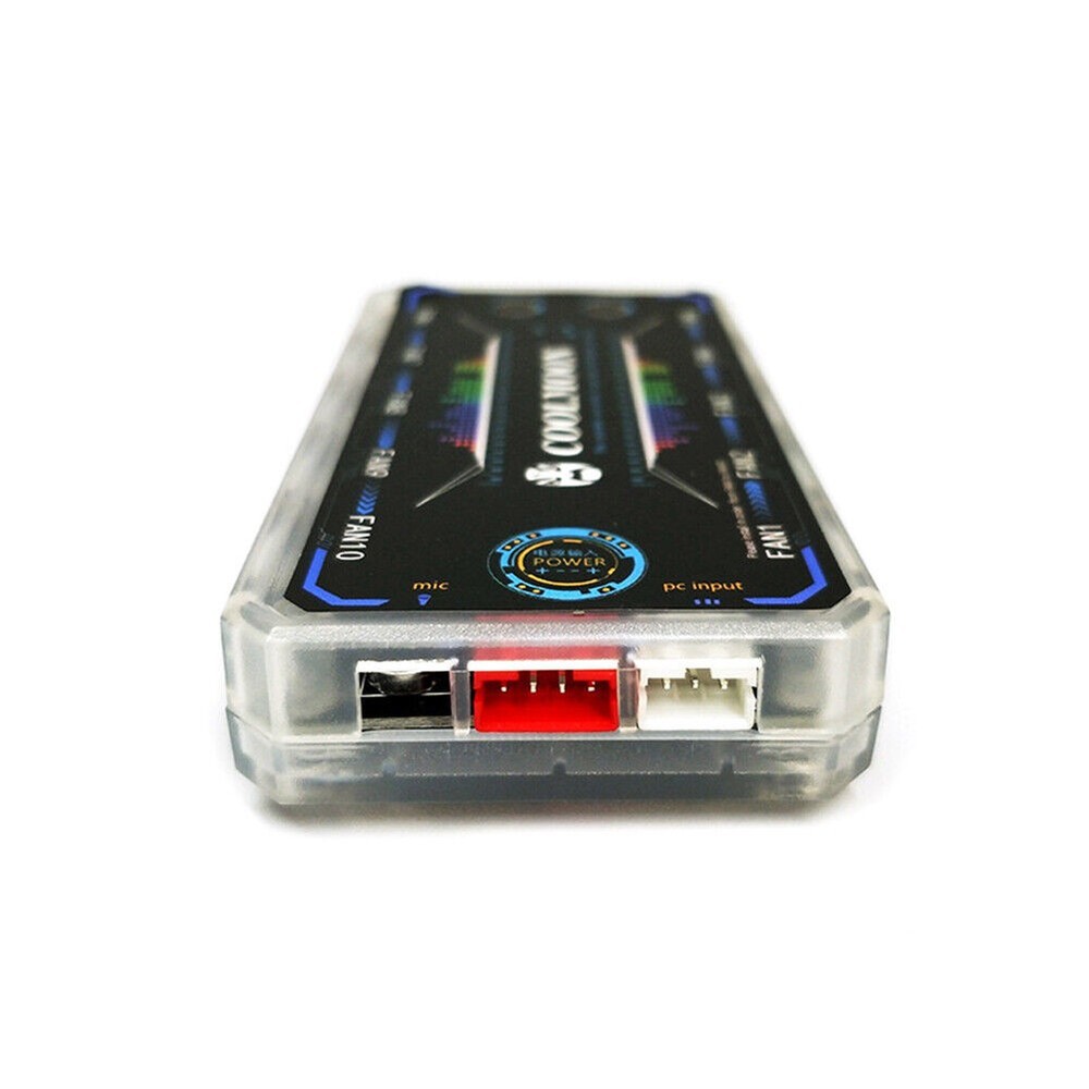 Cooling Fan Hub RGB Fan ARGB Controller Remote Control Computer Case Adapter j