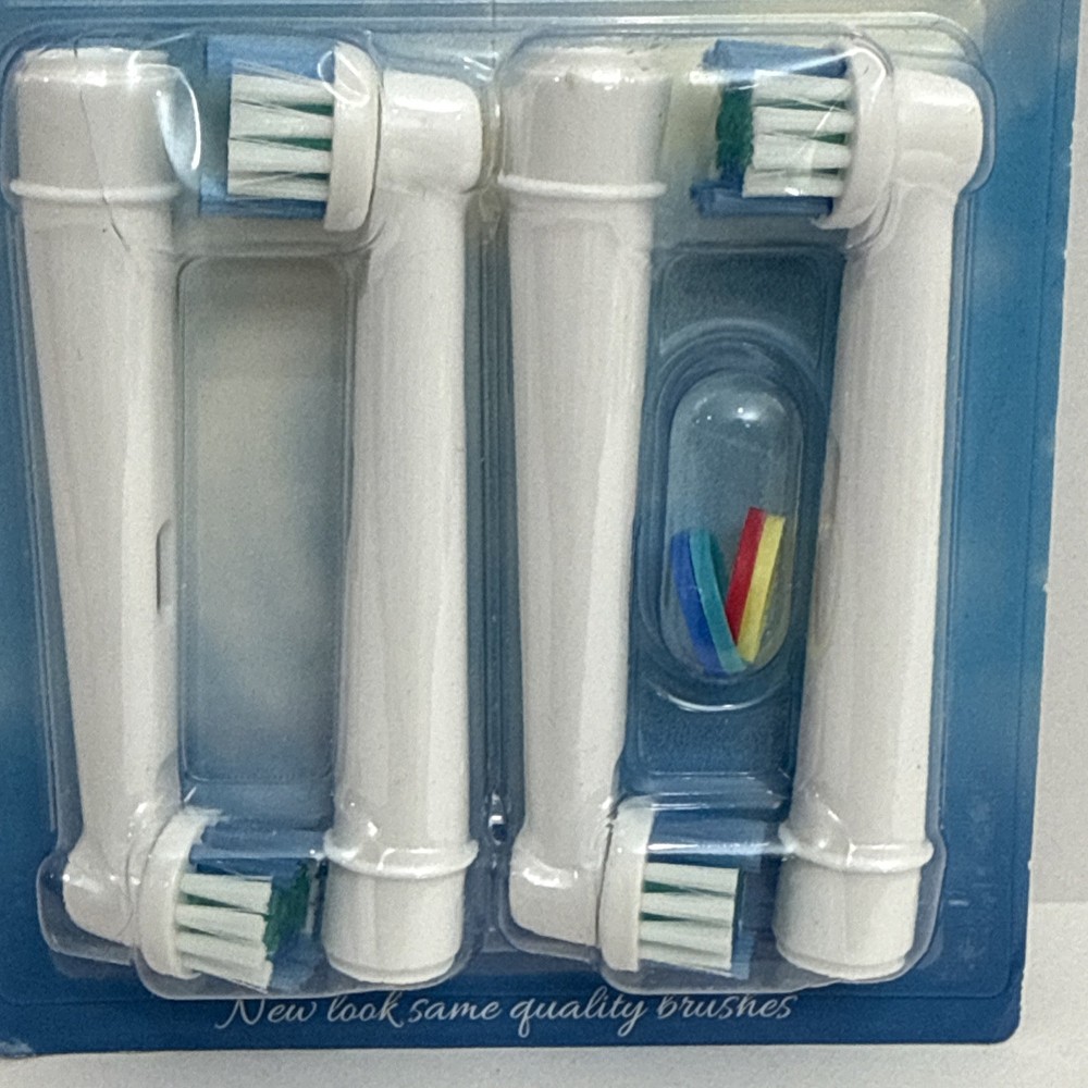 Replacement Brush Heads (4-Count) Precision Clean Oral B Compatible