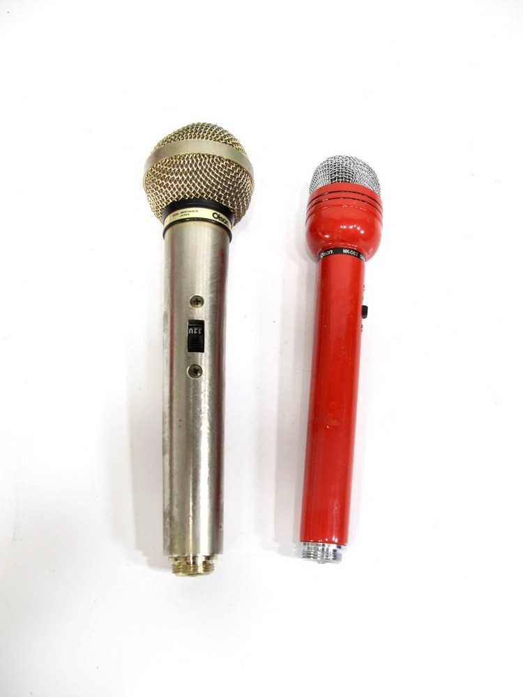 Olson MK-062 & MM327 Vintage Dynamic Cardioid Microphone Set
