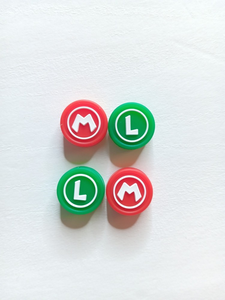 Mario And Luigi Thumbcaps For Nintendo Switch/Oled