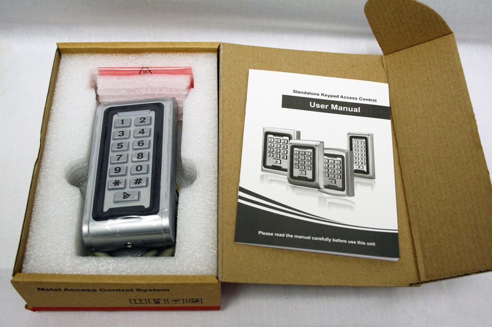 WATERPROOF Standalone Password + RFID Card Access Control Keypad - NO software