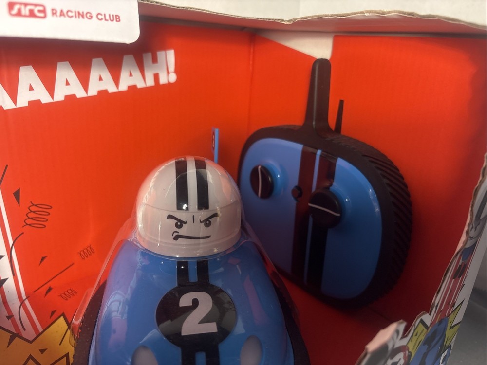 Sharper Image RC Red & Blue Ejecting Bumper Rivals Set (New In Box)