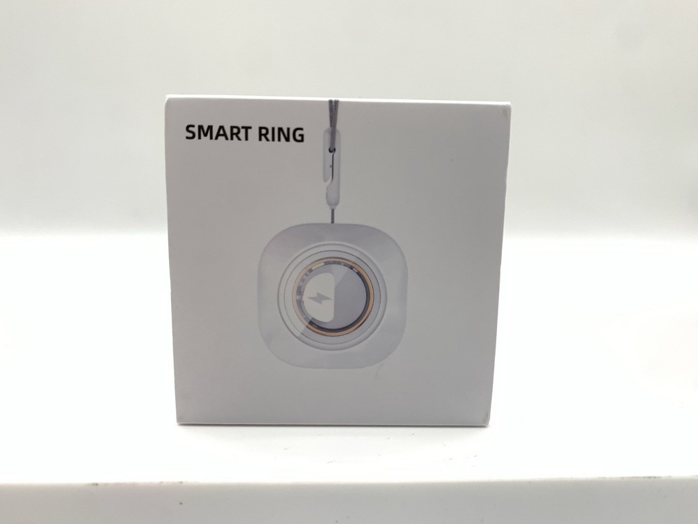 Health Ring Tracker for Iphone And Android IP68 Water Proof Black Size 12