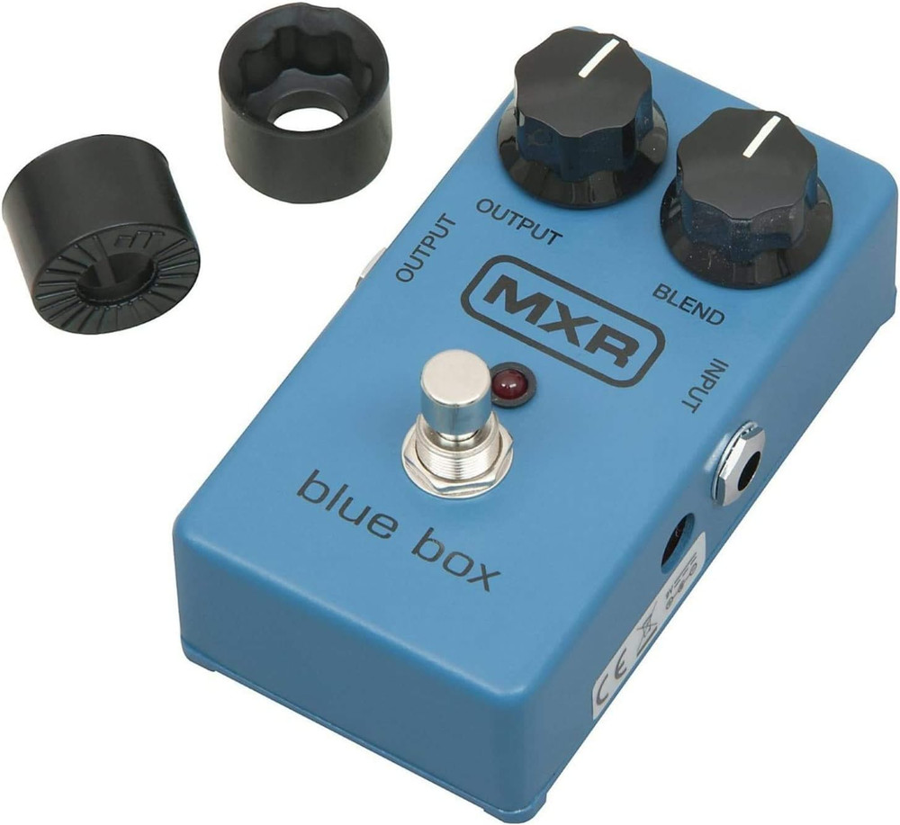 MXR M103 Blue Box Octave Fuzz Bundle with 9-Volt Power Supply