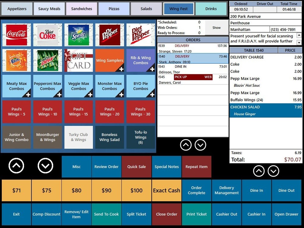 BPA All-In-One Restaurant POS & Delivery System