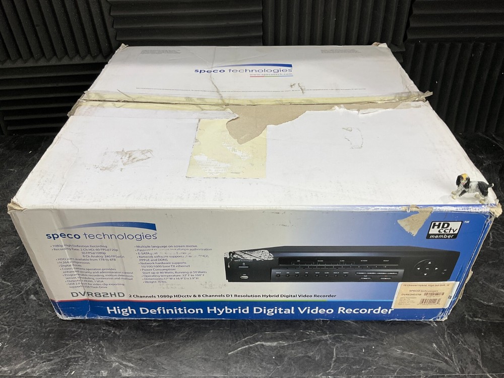 Speco Technologies DVR 10 channels 2TB DVR82HD2TB ✅❤️️✅❤️️ Open Box!