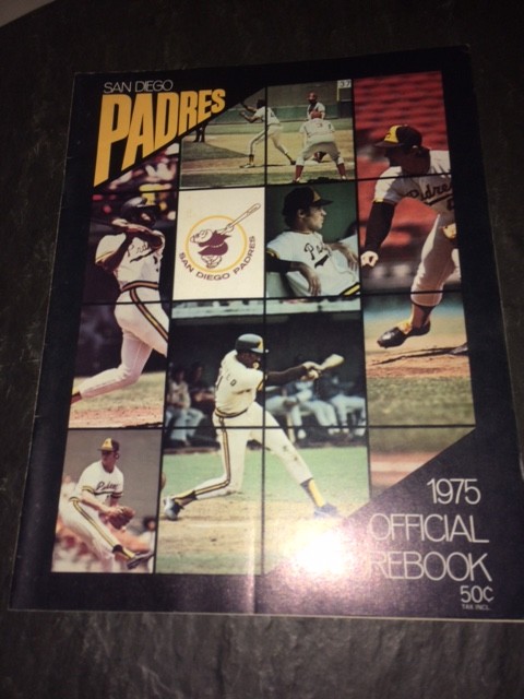 1975 New York Mets v San Diego Padres Baseball Program
