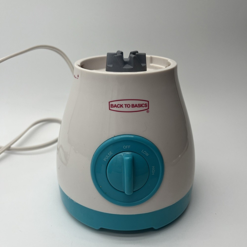 Back to Basics Blender Express Compact Blender Light Blue White Tested Working
