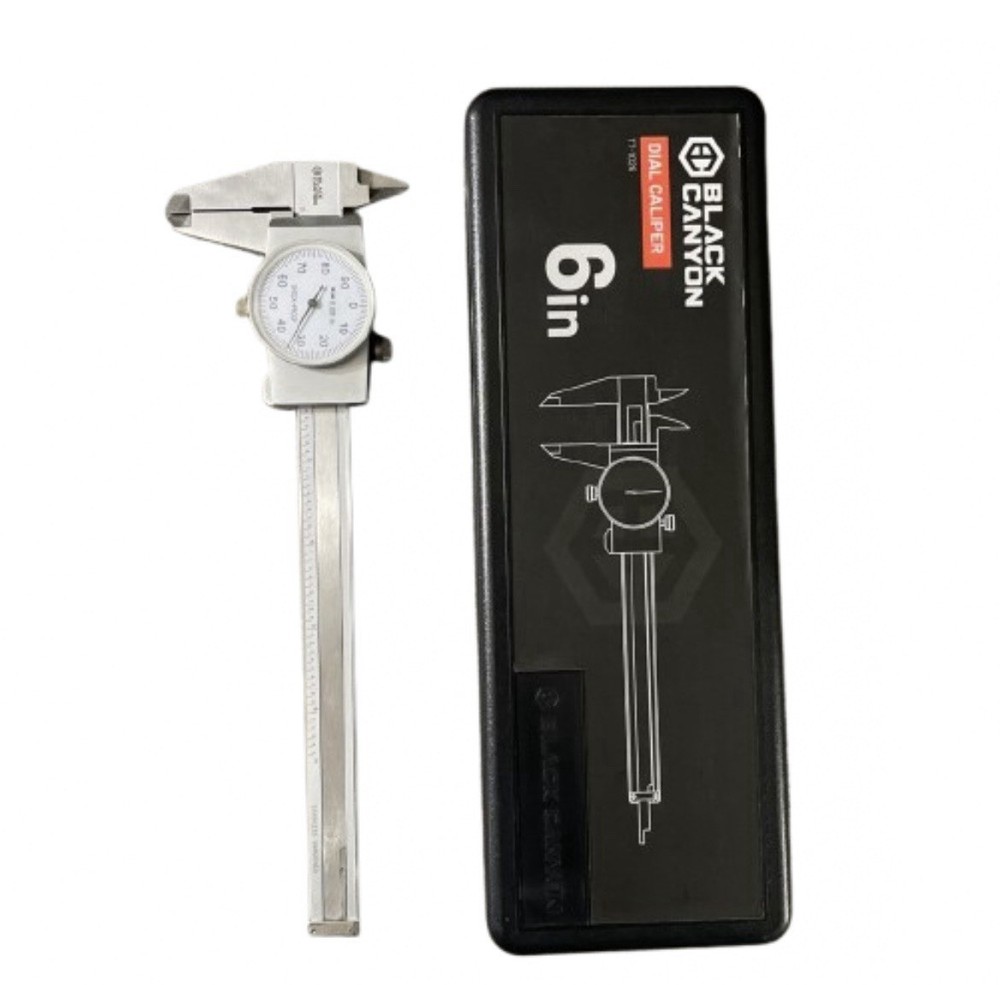 BLACK CANYON 6" Dial Caliper Measuring Tool T7-1026