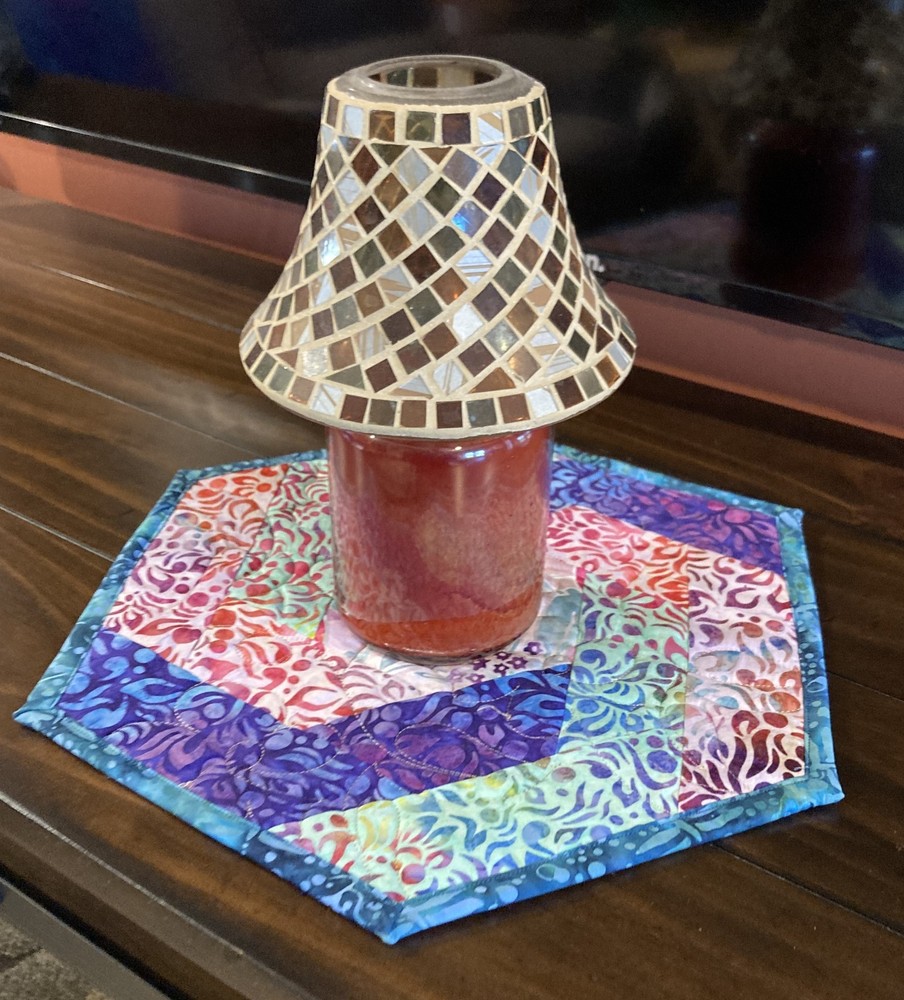 May Hummingbird Haven Quilted Table Topper