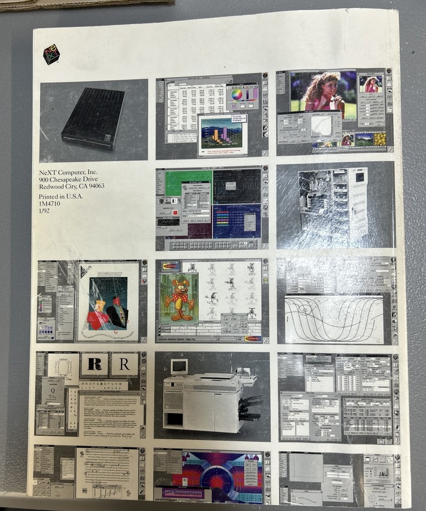 Next Software and Peripherals Catalog 1992 250 pages