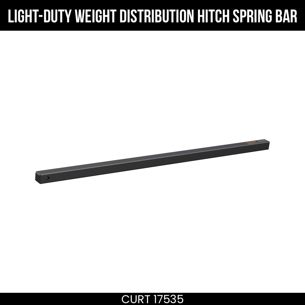 CURT Light-Duty 8K TruTrack Weight Distribution Spring Bar Replacement 17535