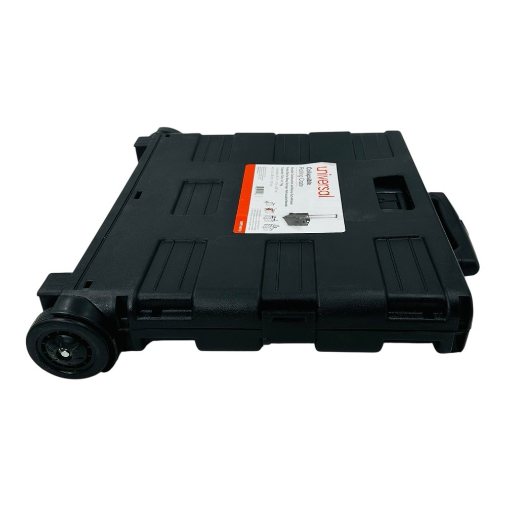Universal Collapsible Mobile Storage Crate w/ Retractable Handle *Read*