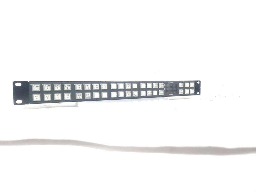 Miranda NVision NV9605 1RU Multimode Paging Shallow Control Panel