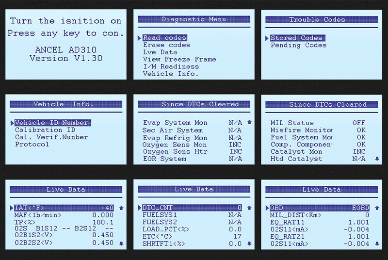 Check Engine & Turn Engine Light Off OBD2 Code Reader Car Automotive Scanner