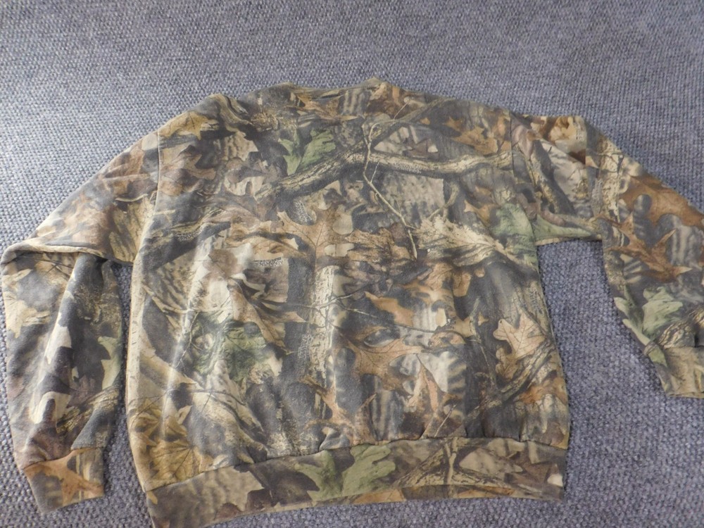 Chase Authentics Mens Sweatshirt Extra Large Green Camo pullover outdoors