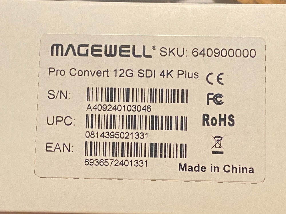 Magewell Pro Convert 12G SDI 4K Plus