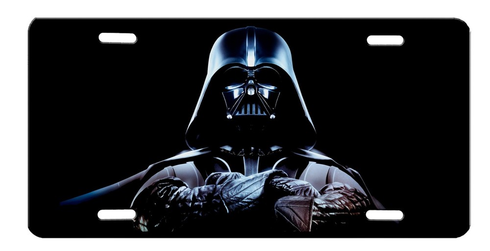 Darth Vader Star Wars High Gloss License Plate