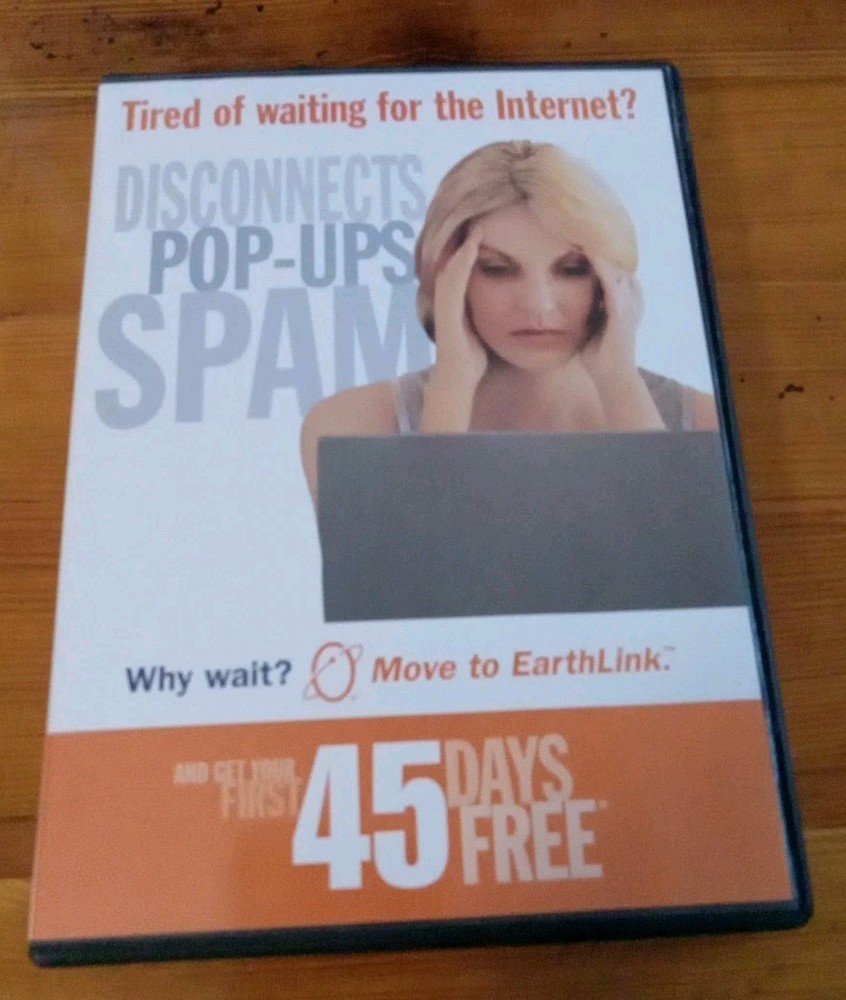 Earthlink TotalAccess Software CD 2003 (Windows/Mac) Complete unused free us shi