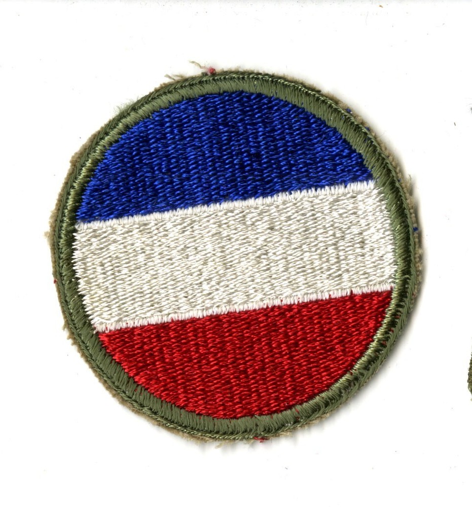 Army Ground Forces White Back Patch WWII Original
