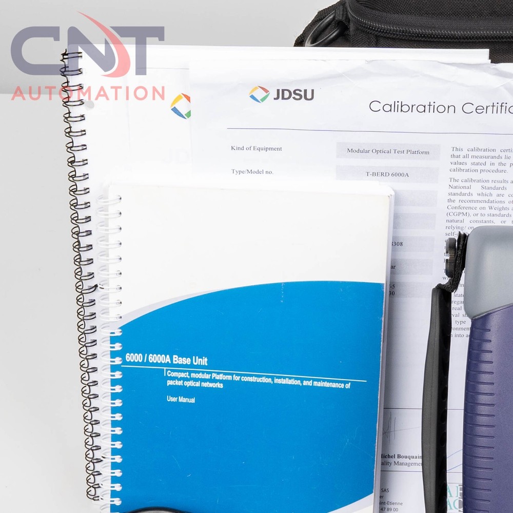 JDSU T-BERD 6000A BERT MSAM C0404 Compact Network Test Platform