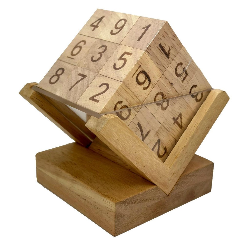 3D Wooden SUDOKU Cube Puzzle / Game