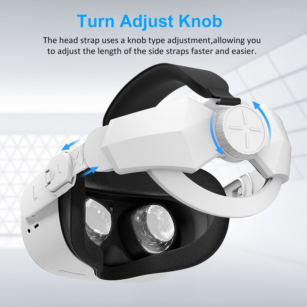 Head Strap for Oculus Quest 2 VR Headset Elite Headband Replacement Accessories