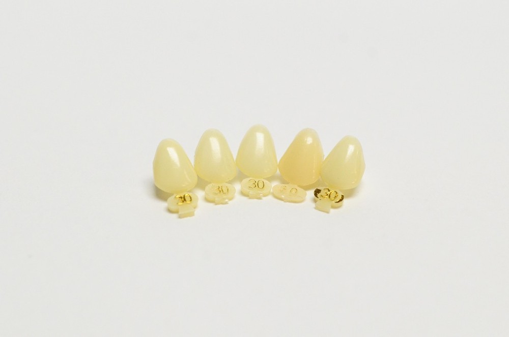 DENTAL POLYCARBONATE TEMPORARY CROWNS #30 (URC) UPPER RIGHT CUSPID 5/PACK