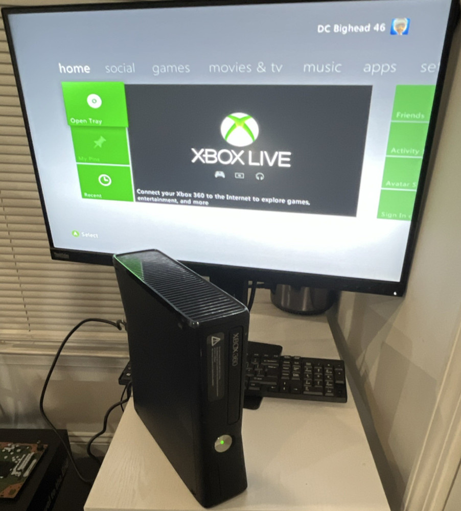 Microsoft Xbox 360 Elite Console with Power Brick