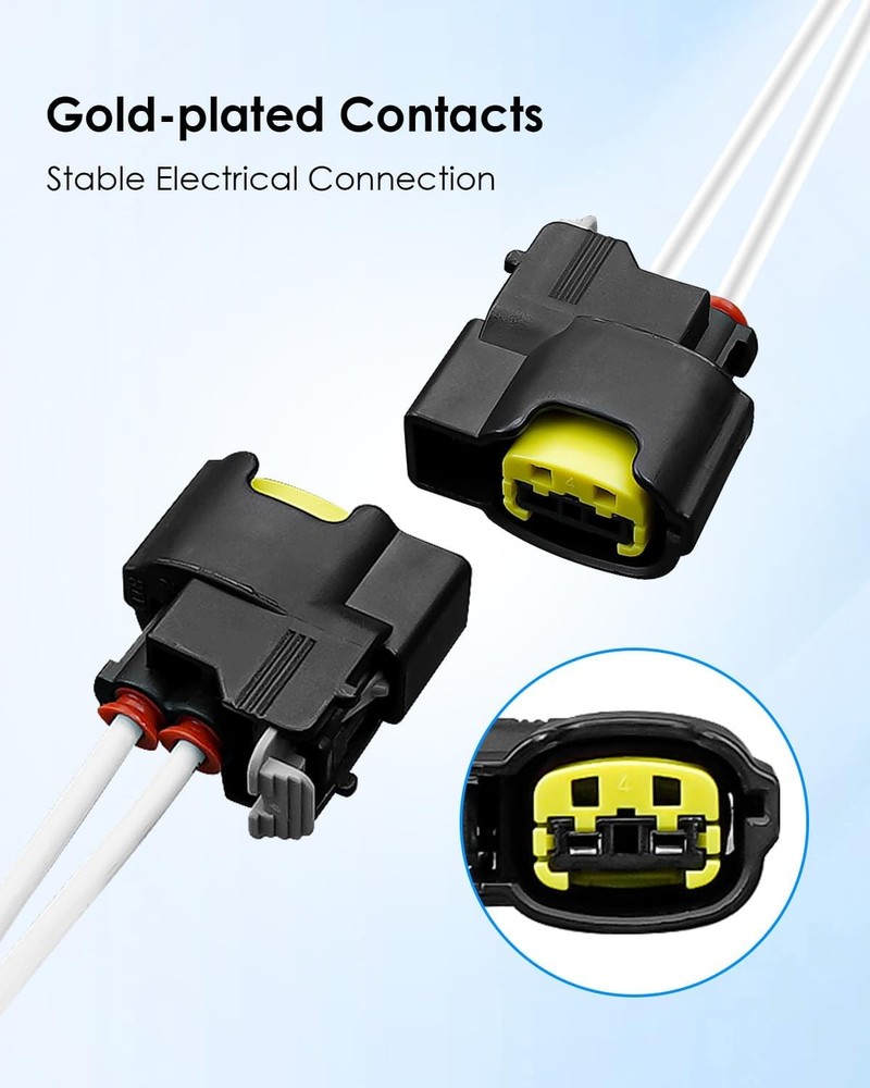 Electrical Ignition Coil Connector Plug Harness with Terminals Fit Size: 1 Set