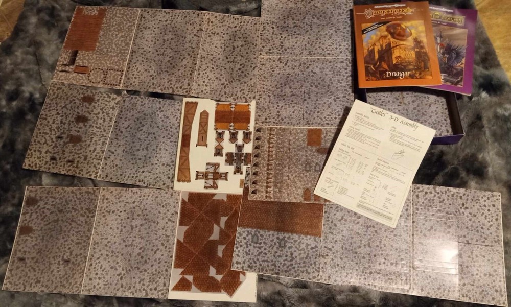 Dungeons and Dragons Advanced Castles 3 Dimensional Game Accessory