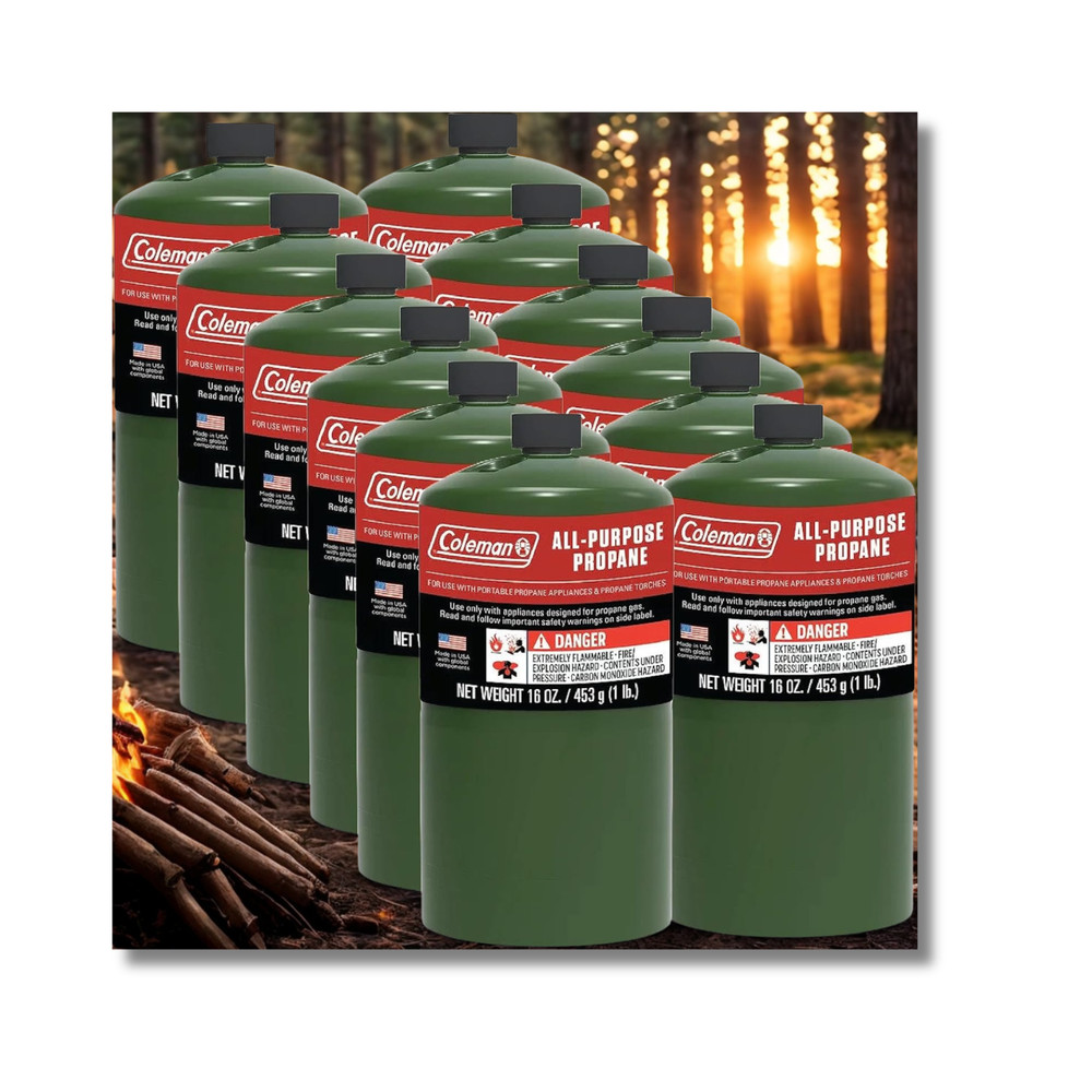 Coleman Propane Cylinders - 16 Oz (12 Pack)