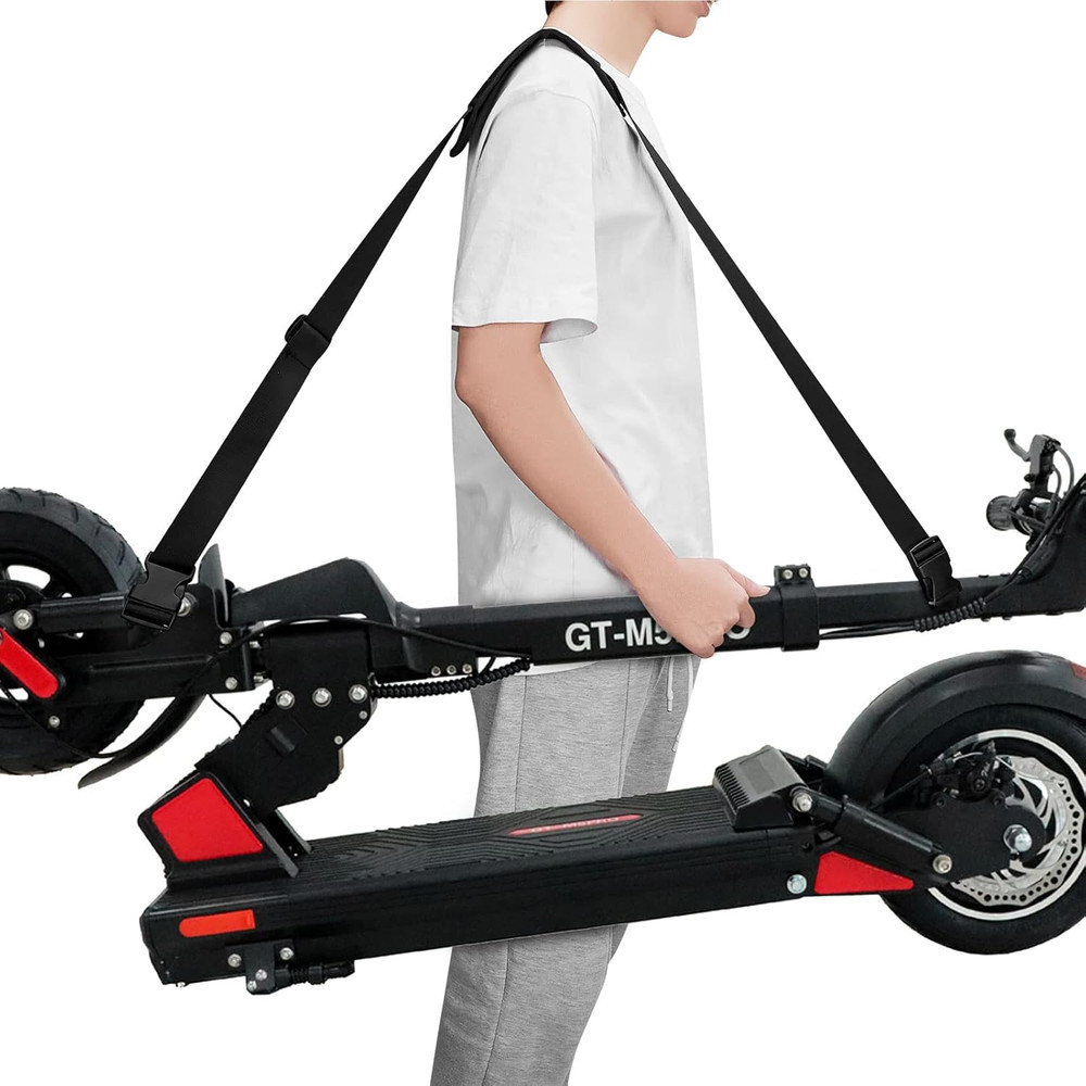 Kick Scooter Straps, Adjustable Carrying Strap with Non-Slip Shoulder Pad, Compa