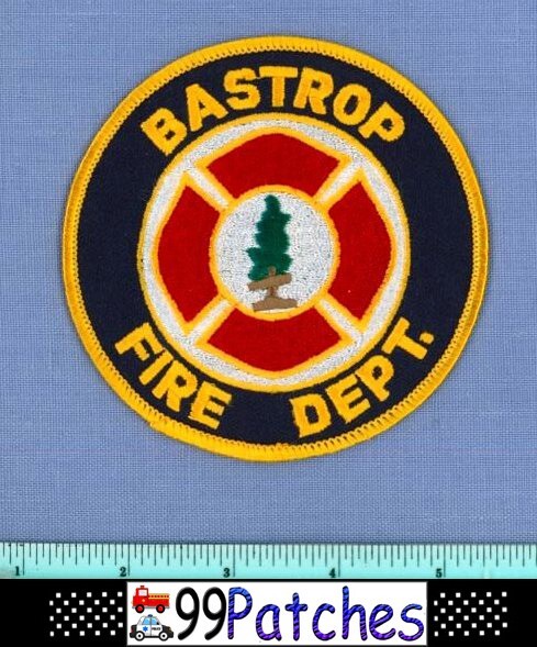 BASTROP TEXAS Fire Rescue Shoulder Patch TREE 4C