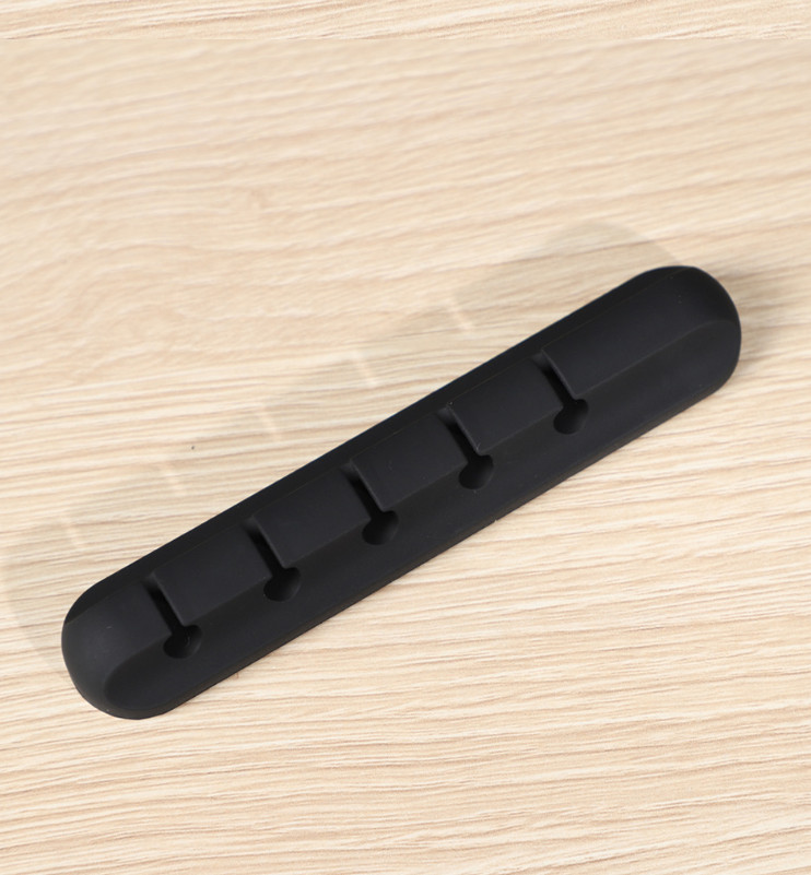 Silicone USB Cable Winder Desktop Cable Organizer Management Multipurpose Clips