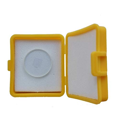 Net Shaped Micrometer Measuring Ruler Slides for 19mm Microscope Lens