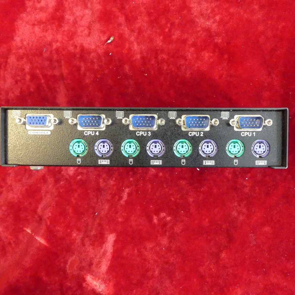 Tripp-Lite CS-84 KVM Switch 4 Port With 3 Cable Sets