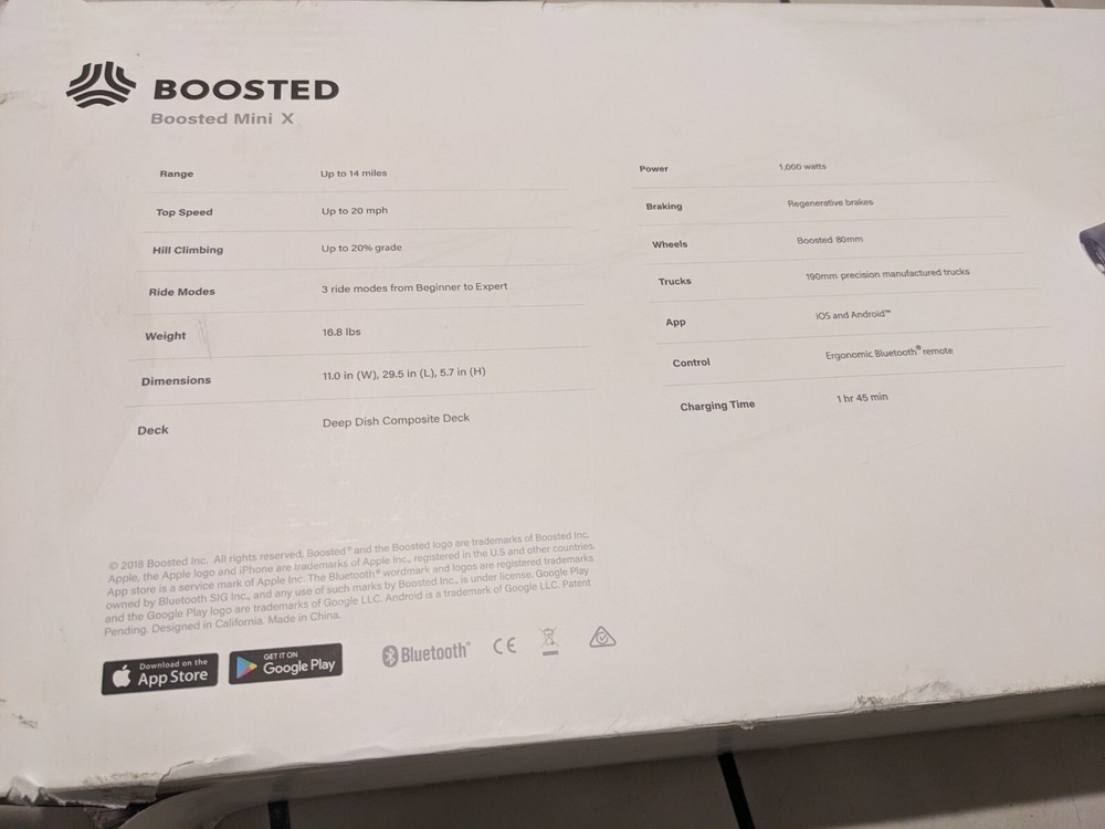 Boosted Mini X Electric Skateboard