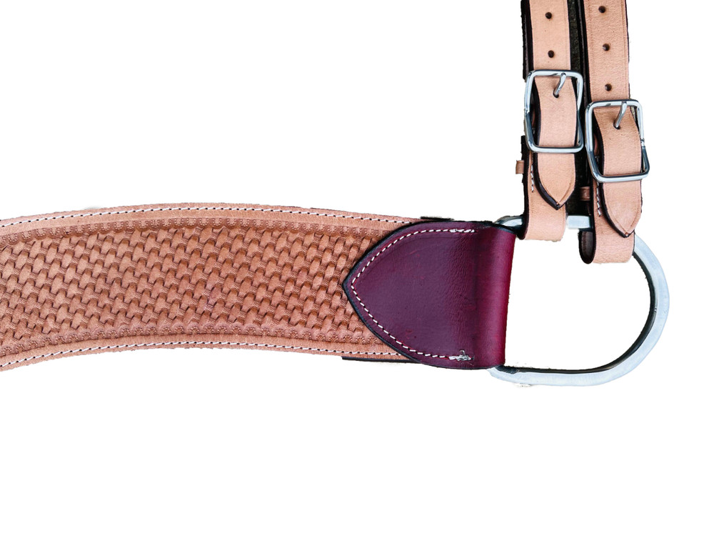 Tan Basket weave Tooled Tripping Collars | 28inch - 36inch
