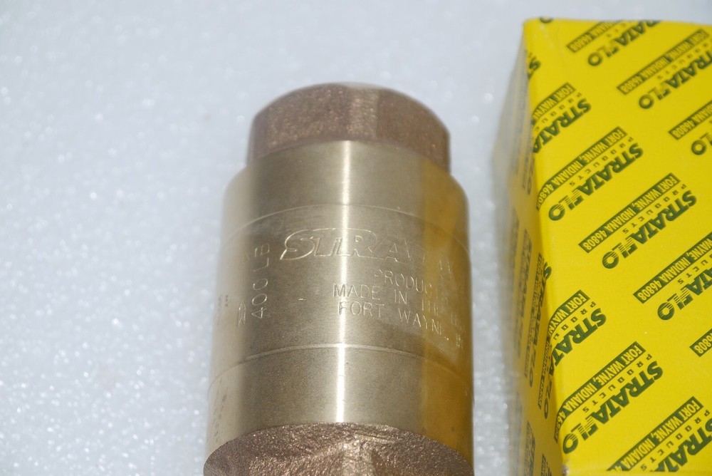 STRATAFLO 1" CHECK VALVE 385 W/ RUBBER POPPET NEW