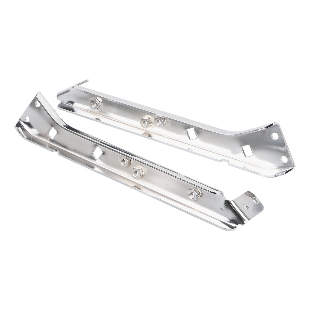 Chrome Left & Right Saddlebag Fender Rail Support Bracket For Harley Tour Glide