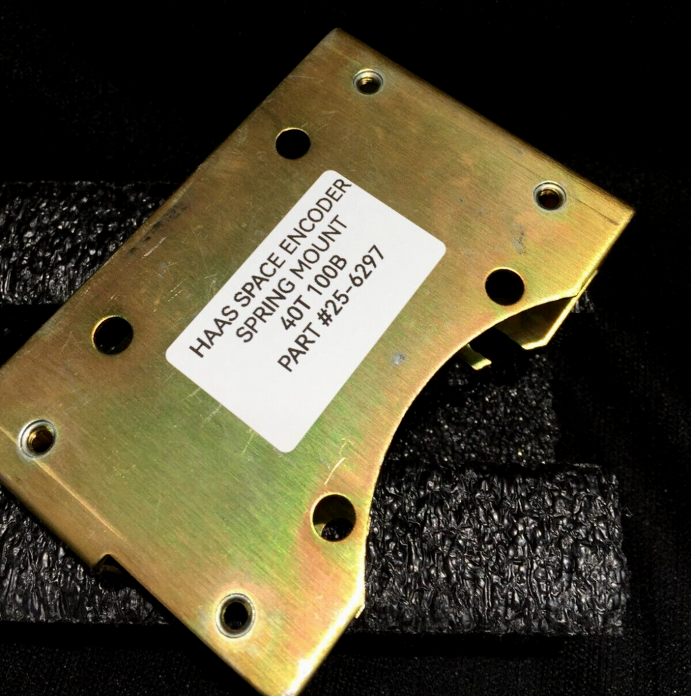 HAAS SPACER ENCODER SPRING MOUNT 40T 100B PART# 25-6297