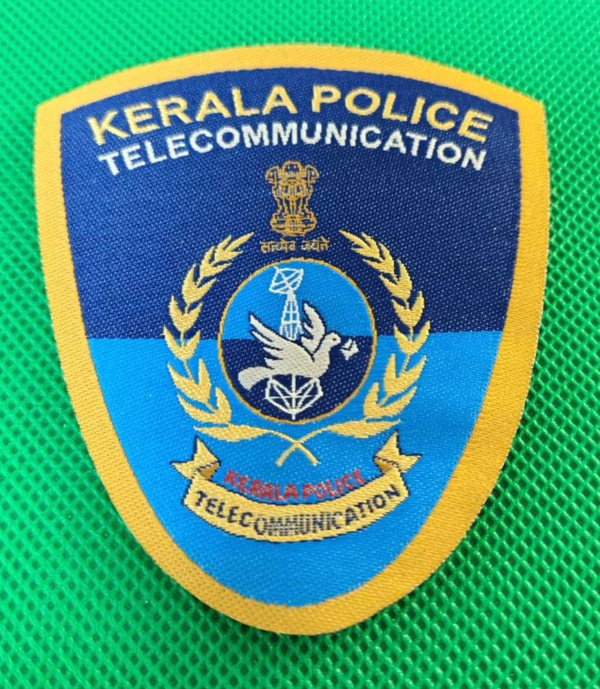 INDIA POLICE PATCH KERALA TELECOMMUNICATIONS UNIT